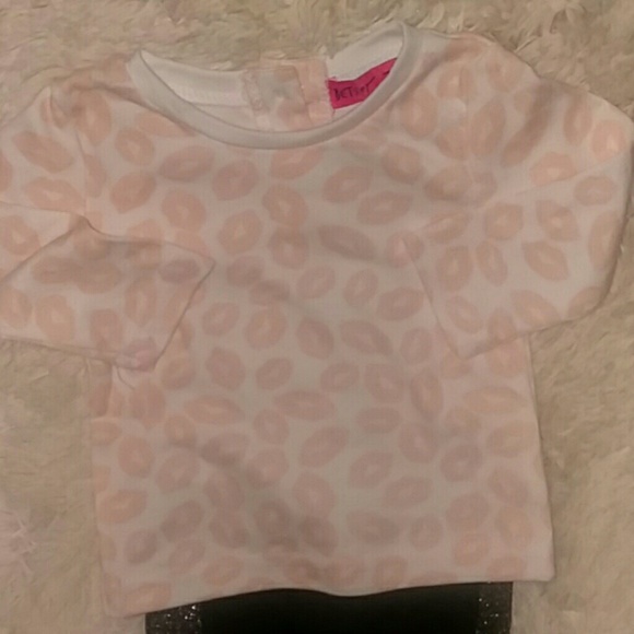 NWT Betsey Johnson 3 Piece Outfit 6/9 Months Cute - Picture 2 of 8